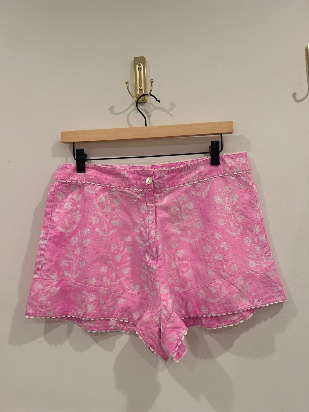 Juliet Dunn Pink Shorts Sz 3/L